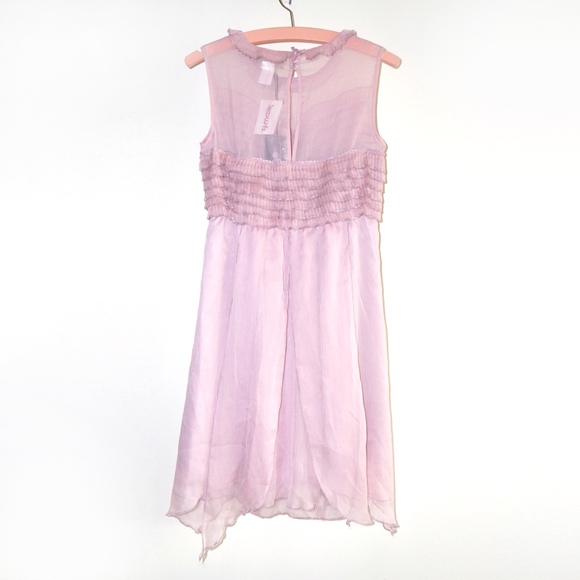NWT Ruffle Chiffon Cocktail Party Dress - Picture 5 of 7
